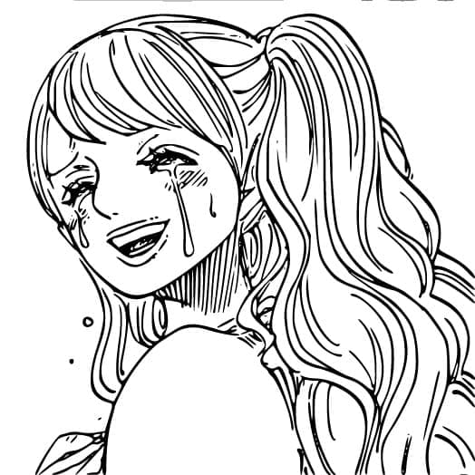 Coloriage Charlotte Pudding pleure