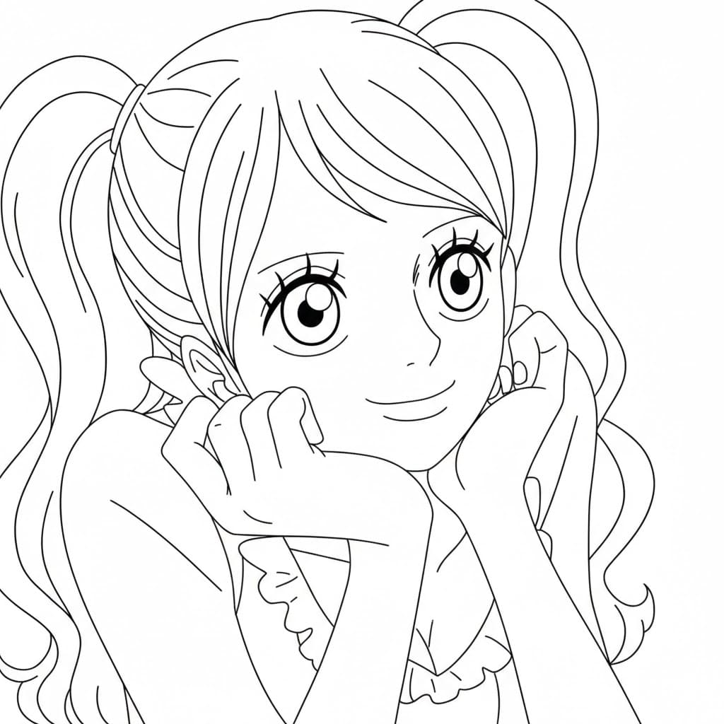 Coloriage Charlotte Pudding rêve