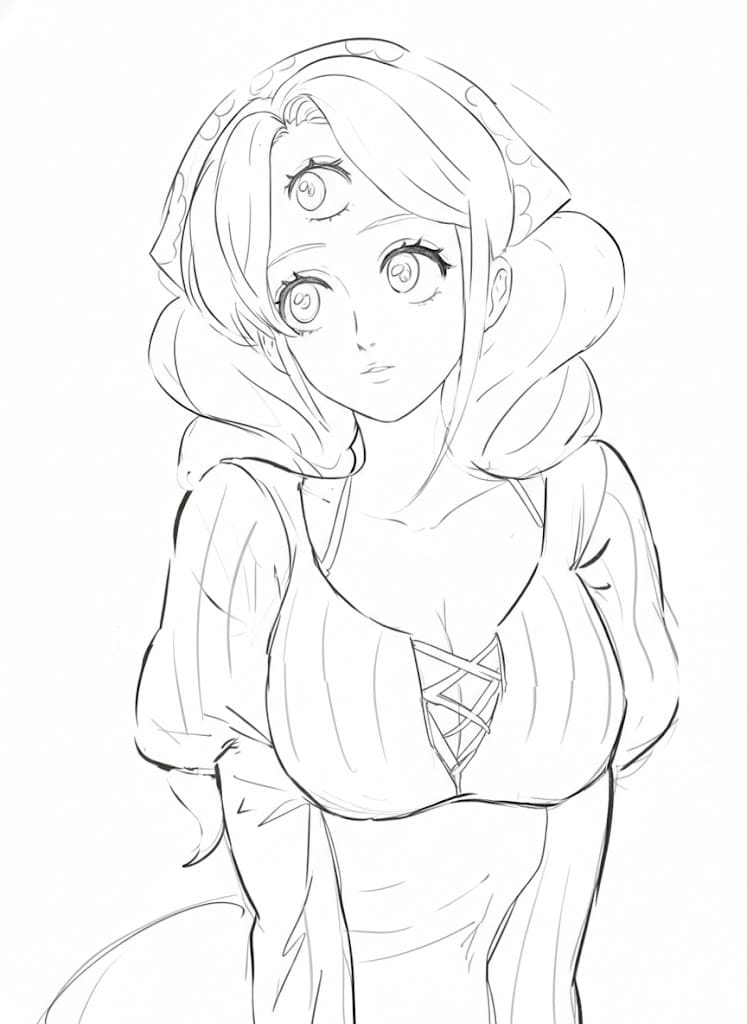 Coloriage Charlotte Pudding tendre