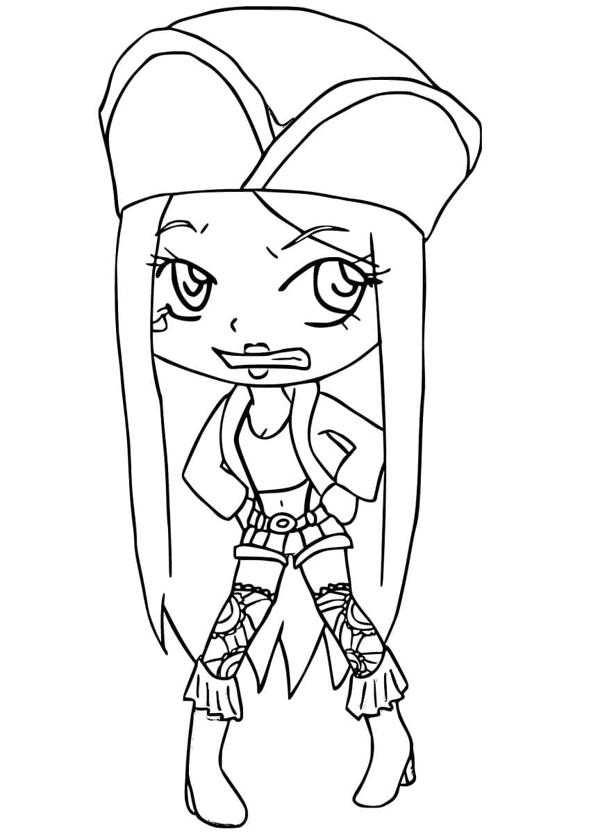 Coloriage Chibi Jewelry Bonney