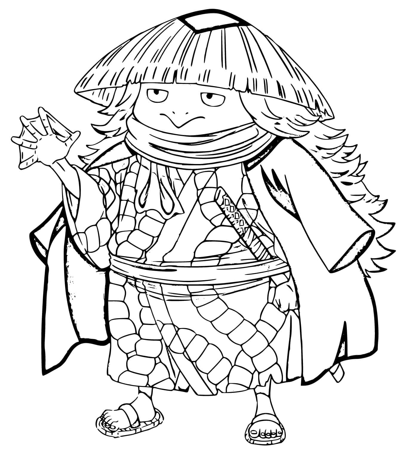 Coloriage Cool Kawamatsu