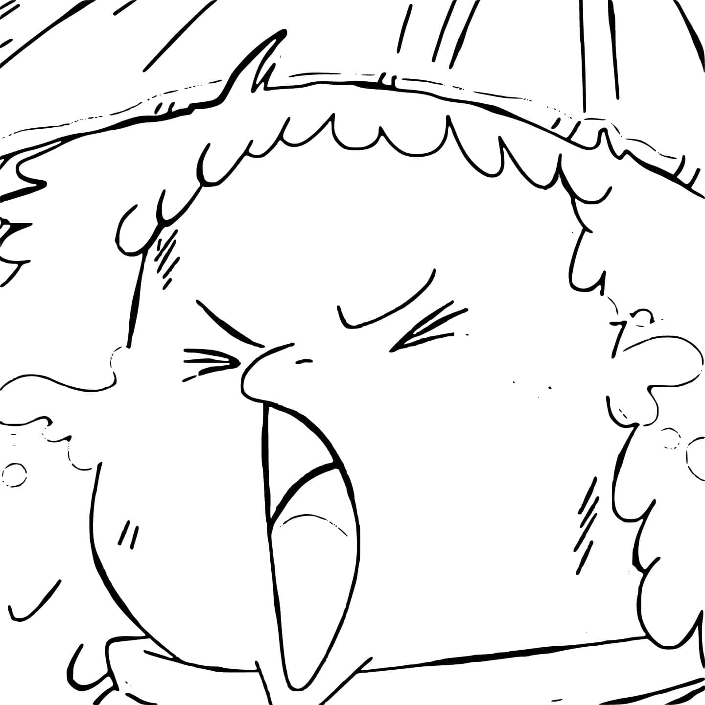 Coloriage Drôle Kawamatsu