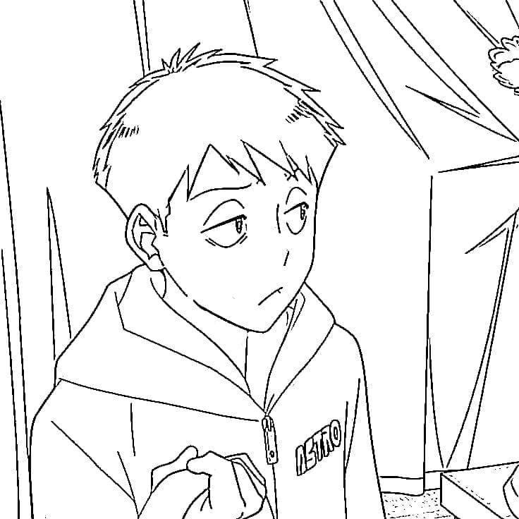 Coloriage Estampe de Koichi Haimawari