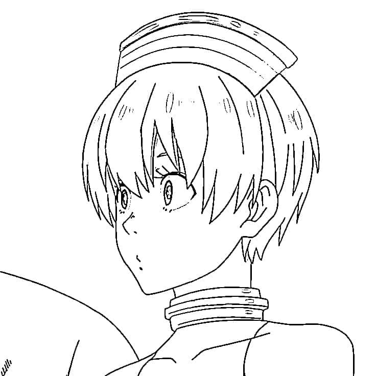 Coloriage Fire Force Inca Kasugatani