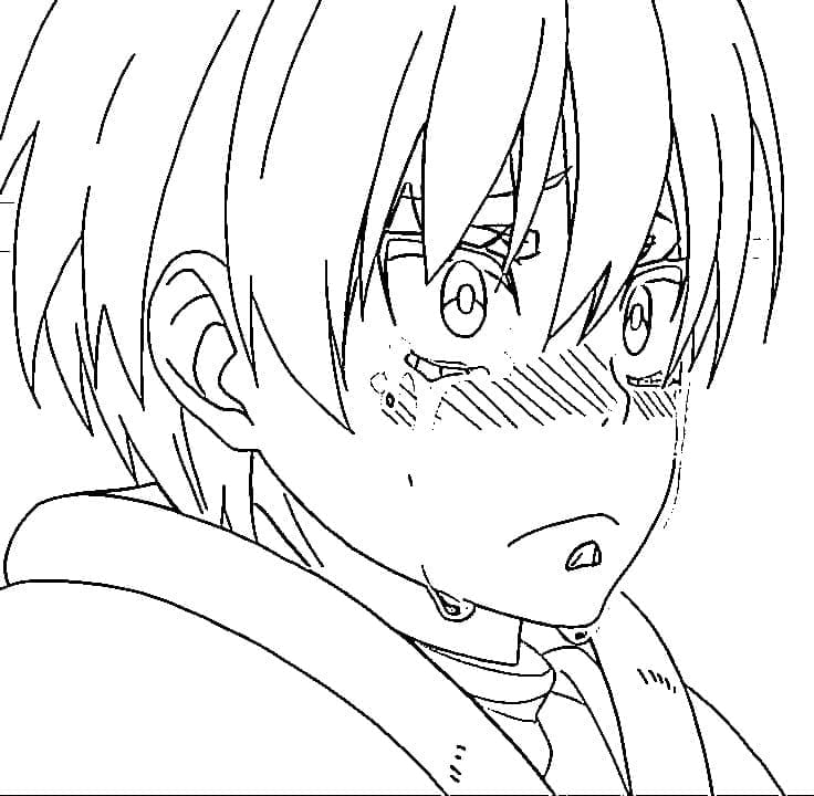 Coloriage Fire Force Sho Kusakabe