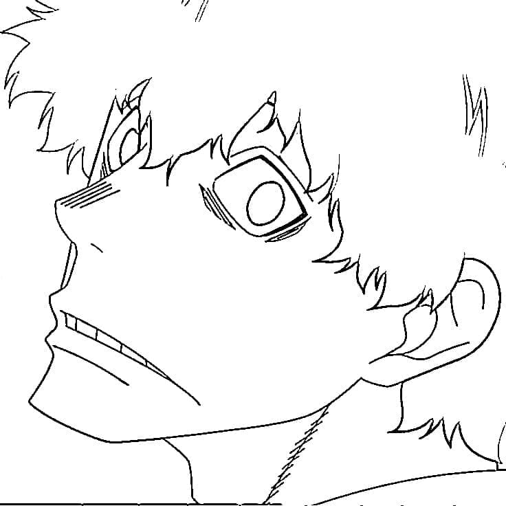 Coloriage Fire Force Viktor Licht