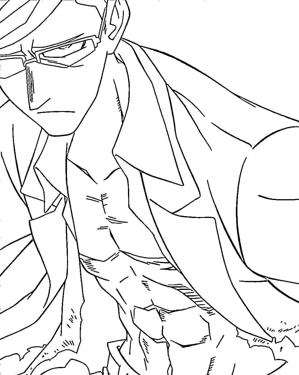 Coloriage Génial, Sir Nighteye !