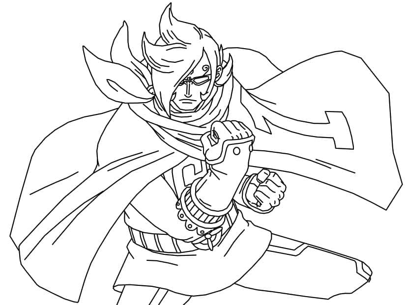 Coloriage Génial Vinsmoke Ichiji