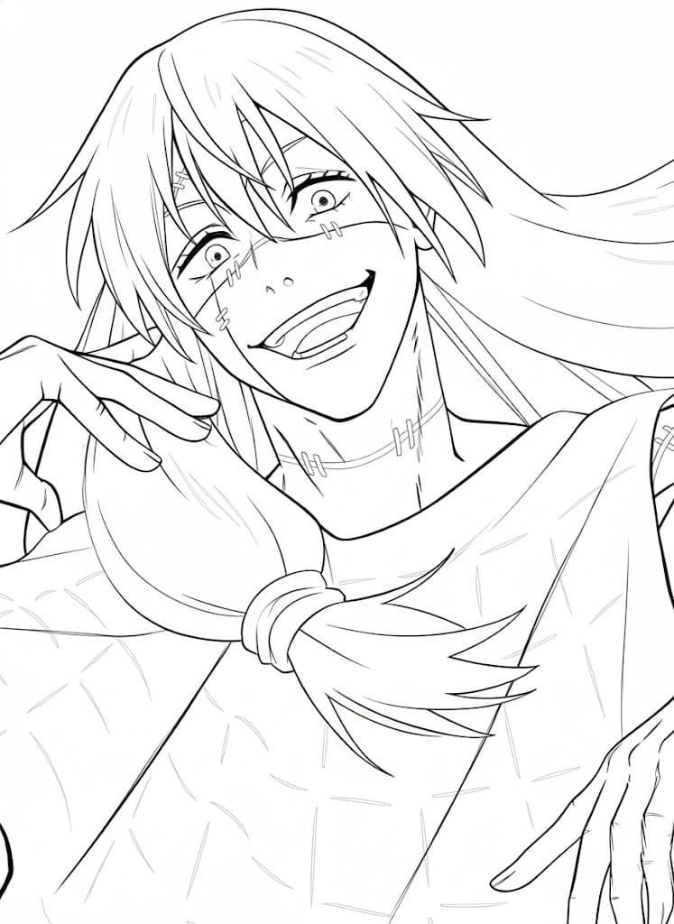 Coloriage Impression Mahito