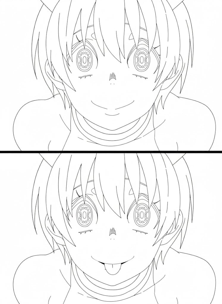 Coloriage Inca Kasugatani drôle