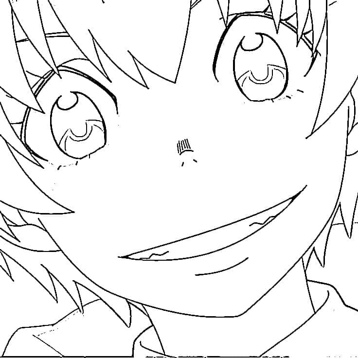 Coloriage Inca Kasugatani Fire Force