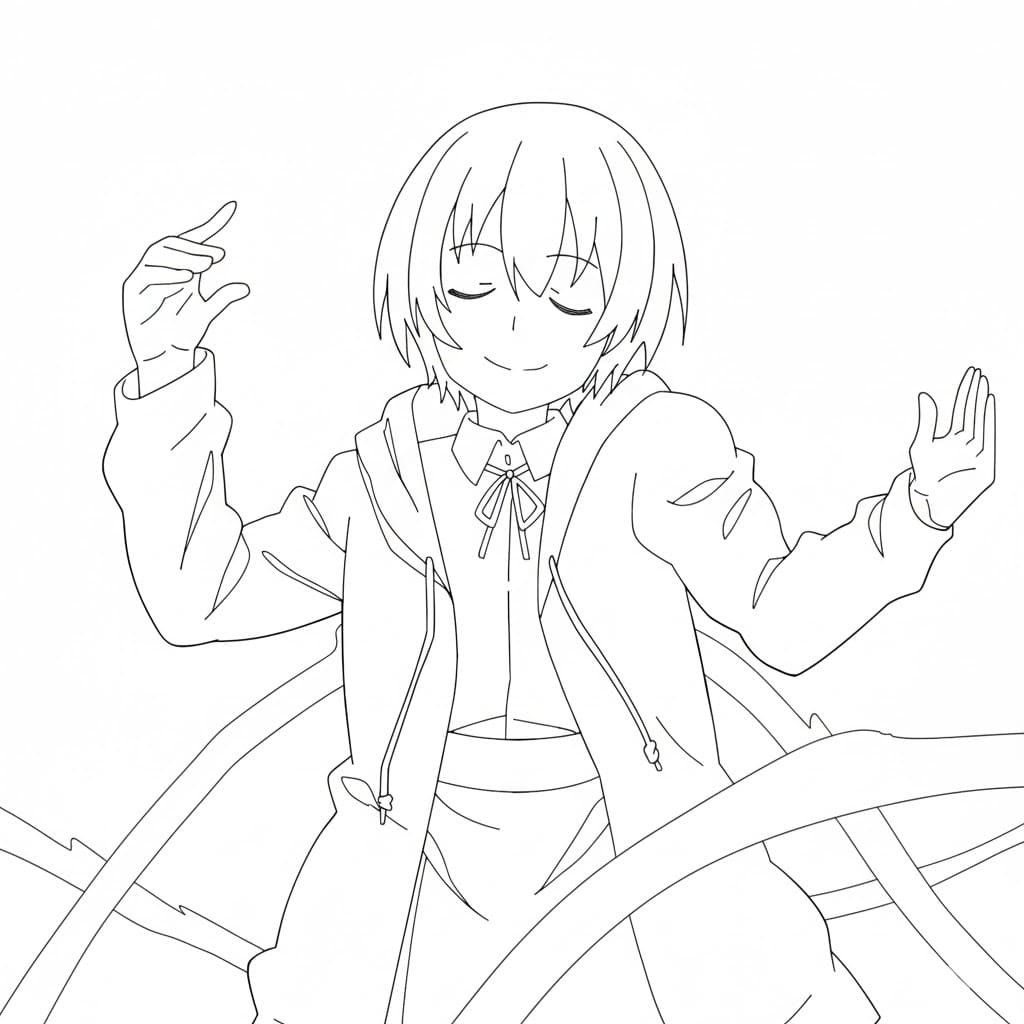 Coloriage Inca Kasugatani incroyable