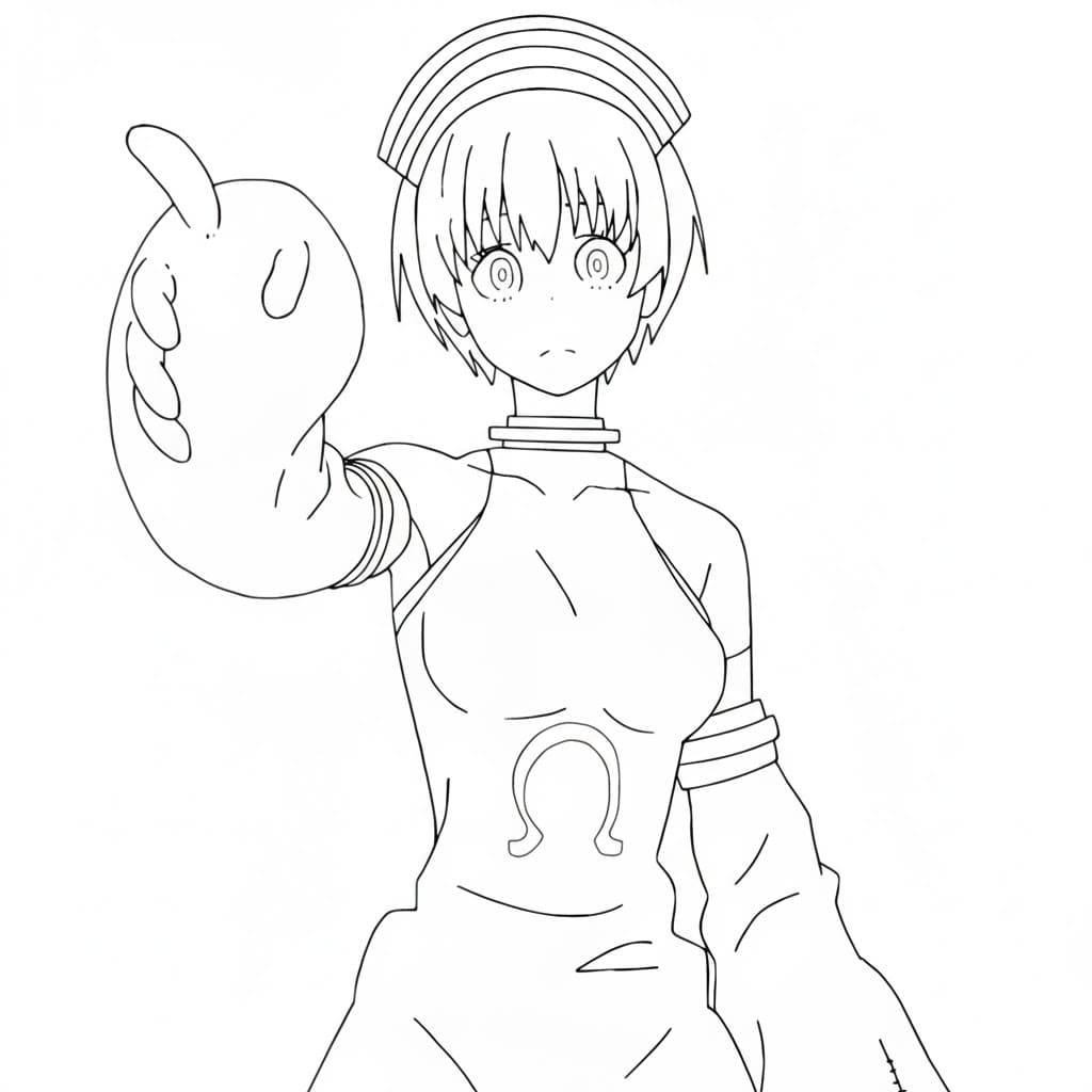 Coloriage Inca Kasugatani mignon