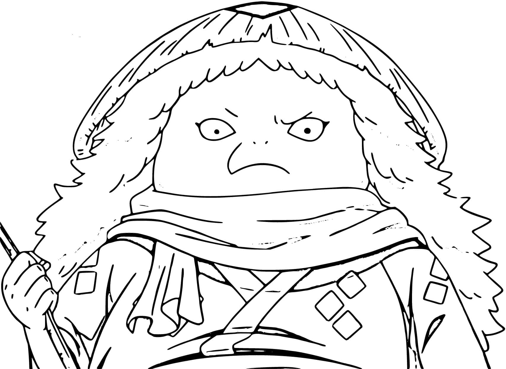 Coloriage Jeune Kawamatsu