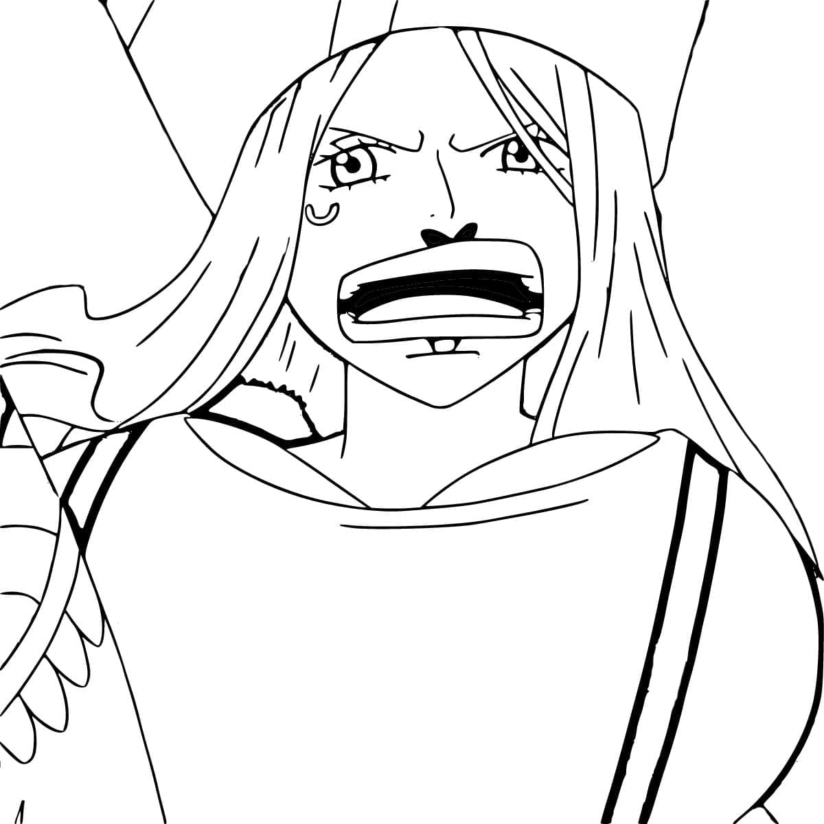 Coloriage Jewelry Bonney dans Anime One Piece