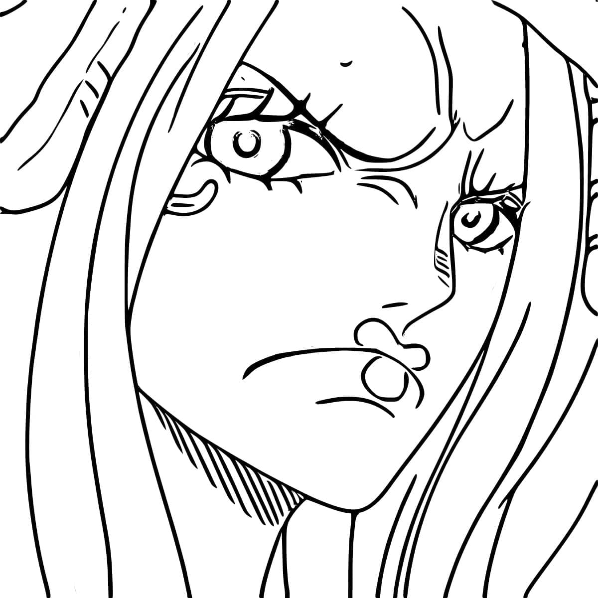 Coloriage Jewelry Bonney en colère