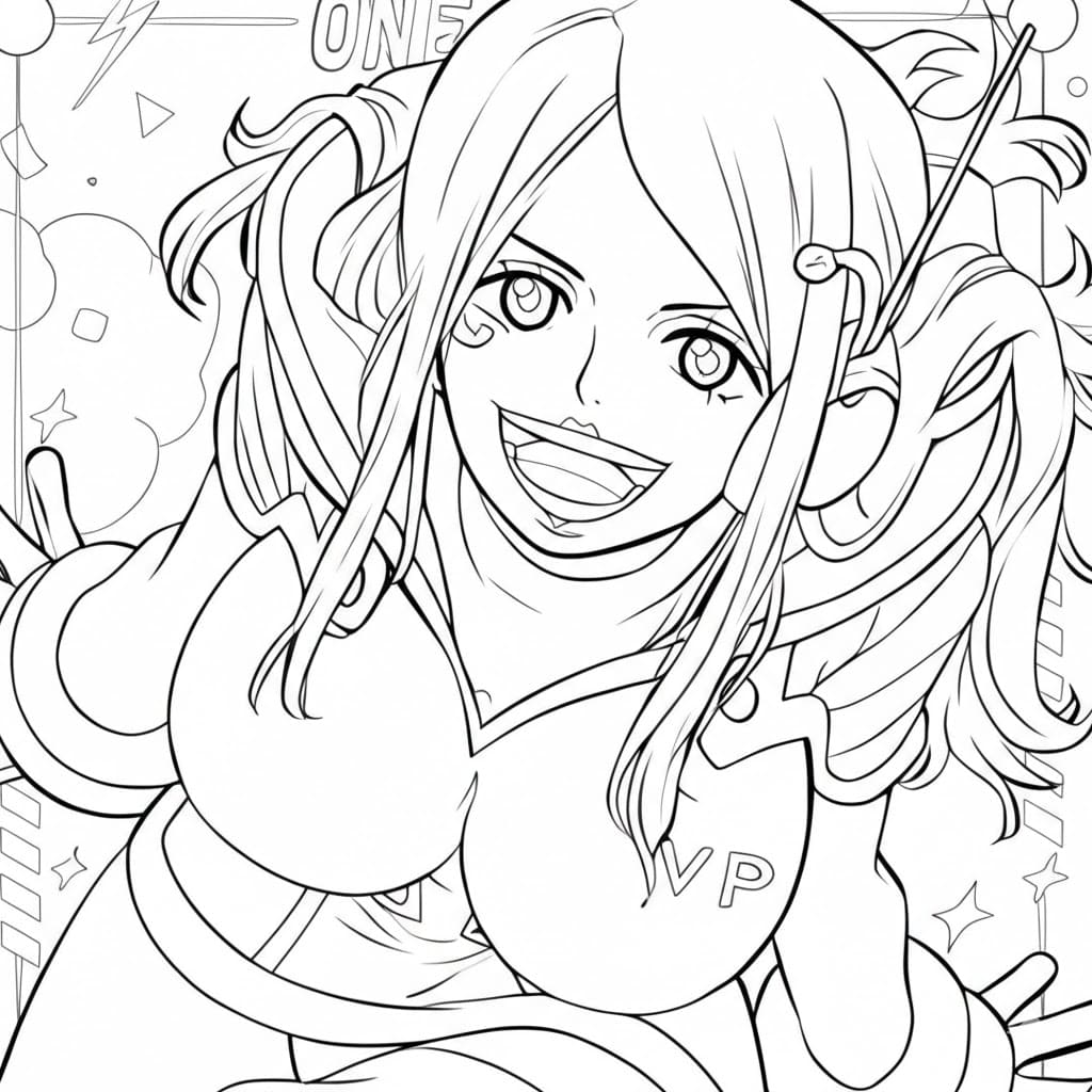 Coloriage Jewelry Bonney rire