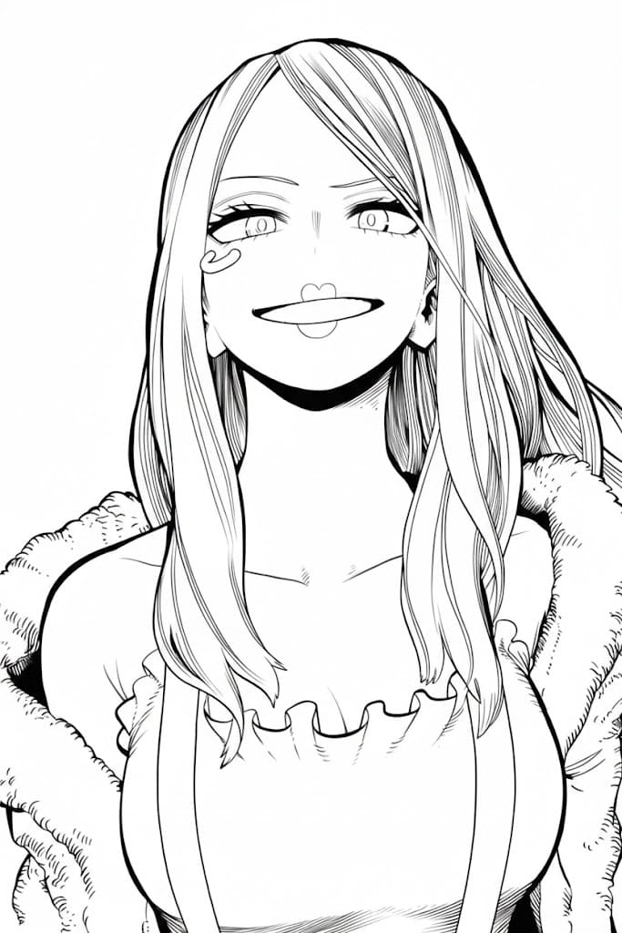 Coloriage Jewelry Bonney souriante
