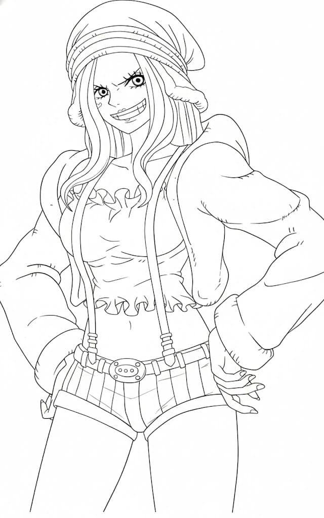 Coloriage Jewelry Bonney sourire