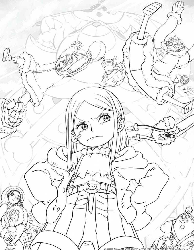 Coloriage Jewelry Bonney très mignon