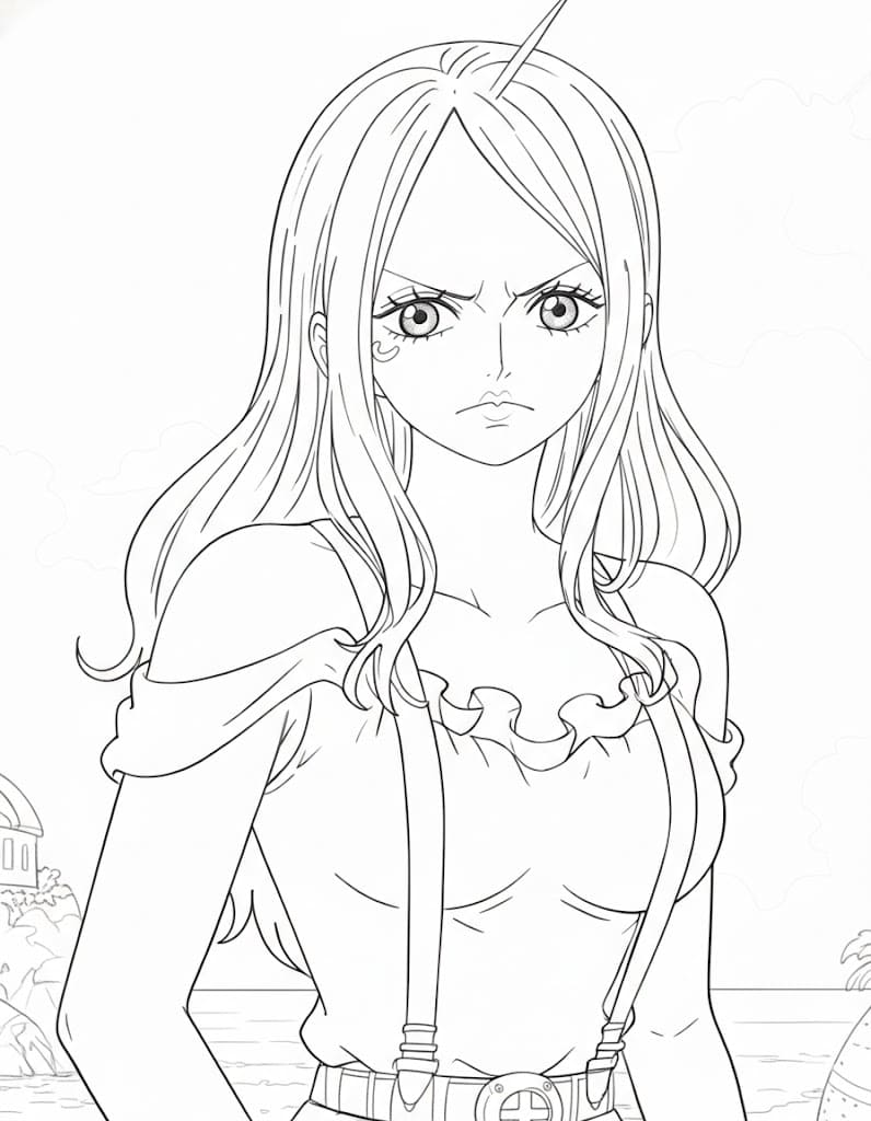 Coloriage Jewelry Bonney triste