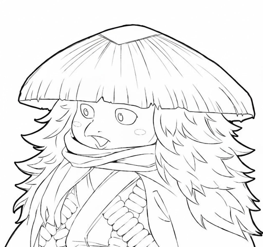 Coloriage Kawamatsu stupide