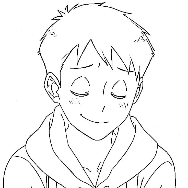 Coloriage Koichi Haimawari gratuit