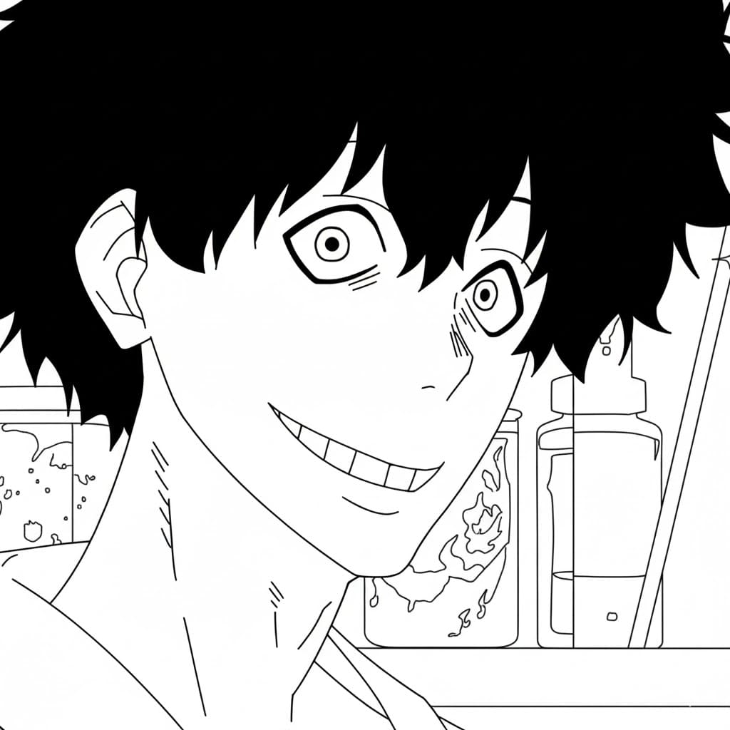 Coloriage Le sourire de Viktor Licht