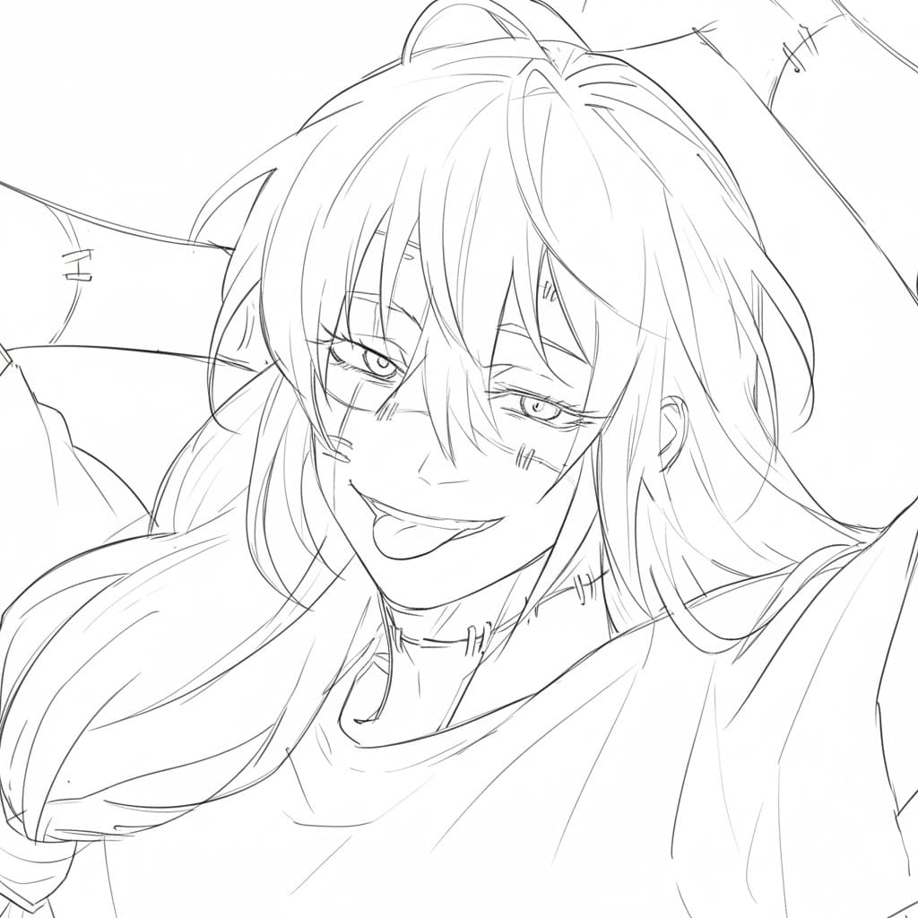 Coloriage Mahito imprimable