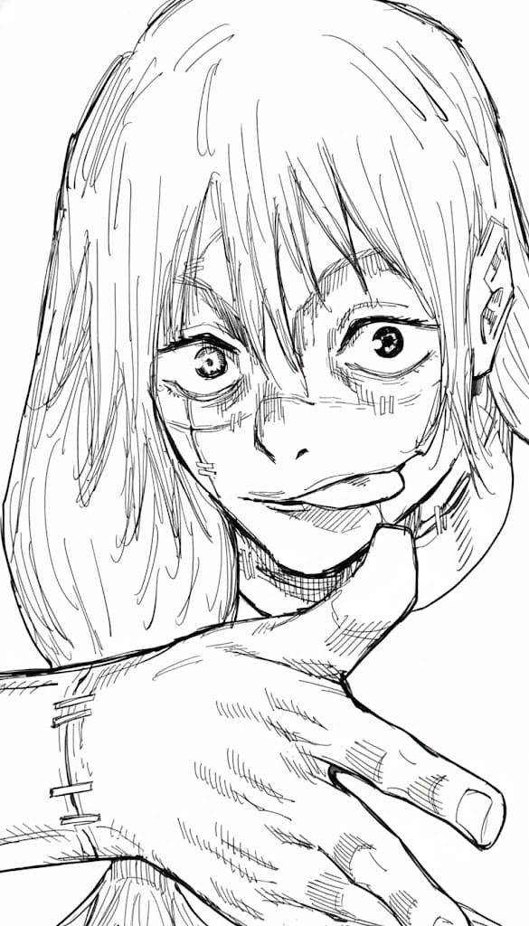 Coloriage Mahito Incroyable