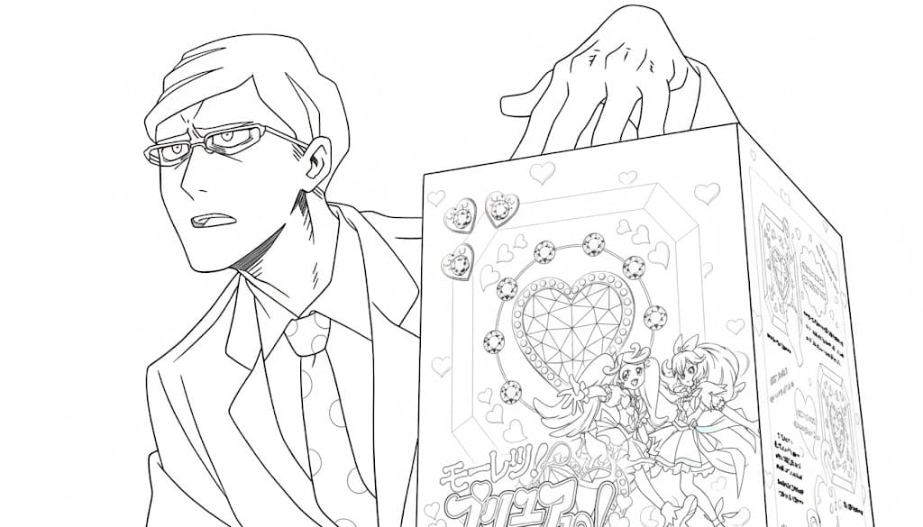 Coloriage Mirai Sasaki avec boîte