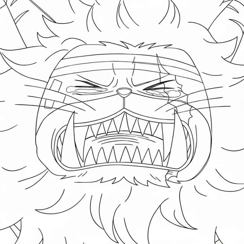 Coloriage Nekomamushi incroyable