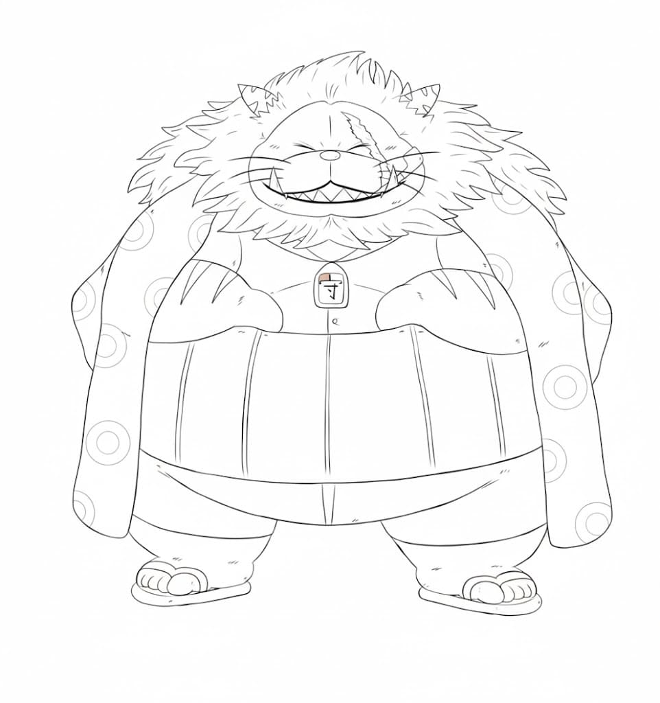 Coloriage Nekomamushi Jeune