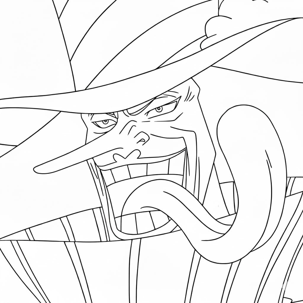 Coloriage Perospero dans Anime One Piece