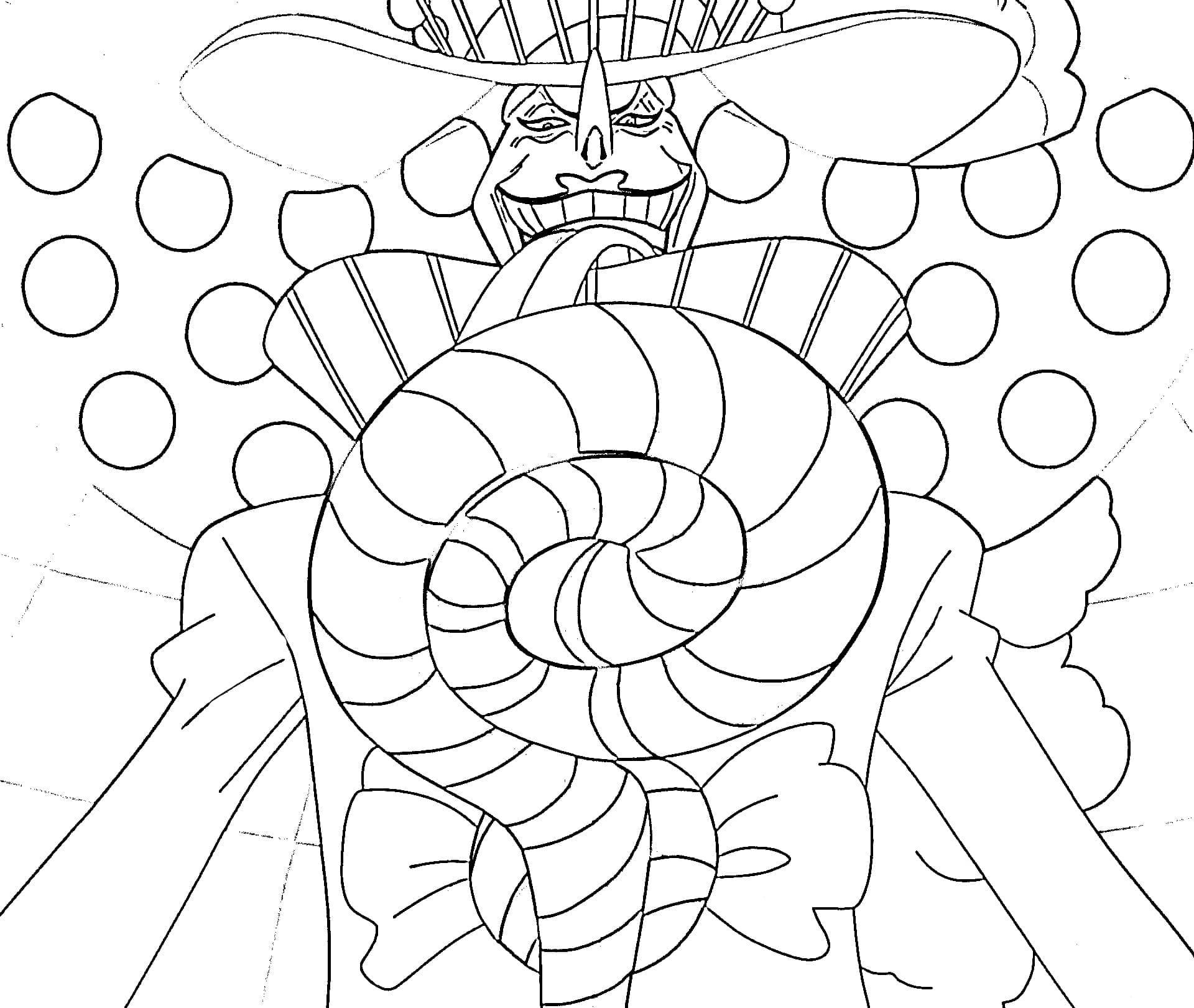 Coloriage Perospero de One Piece