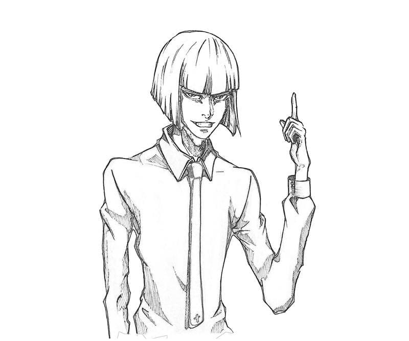 Coloriage Shinji Hirako dans Anime Bleach