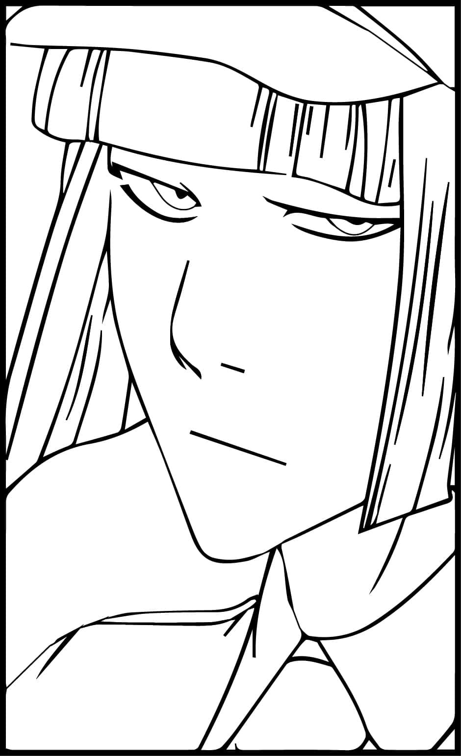 Coloriage Shinji Hirako de Bleach