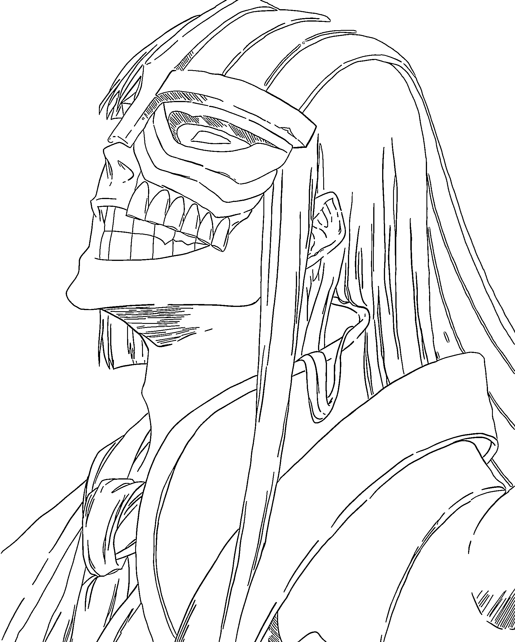 Coloriage Shinji Hirako effrayant