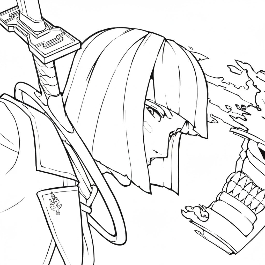 Coloriage Shinji Hirako est gentil