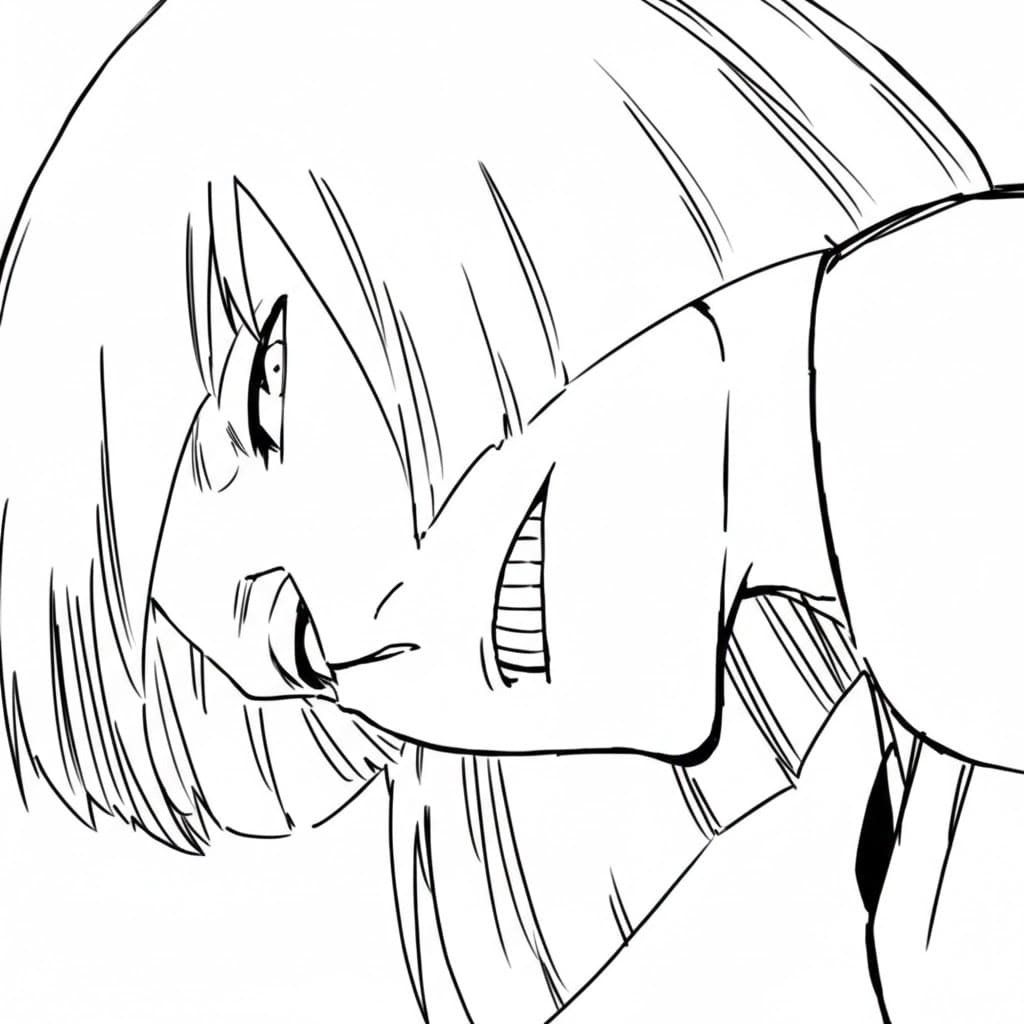 Coloriage Shinji Hirako regardant