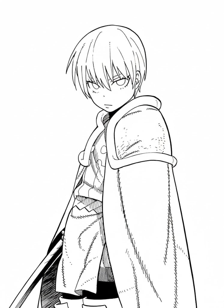 Coloriage Sho Kusakabe cool