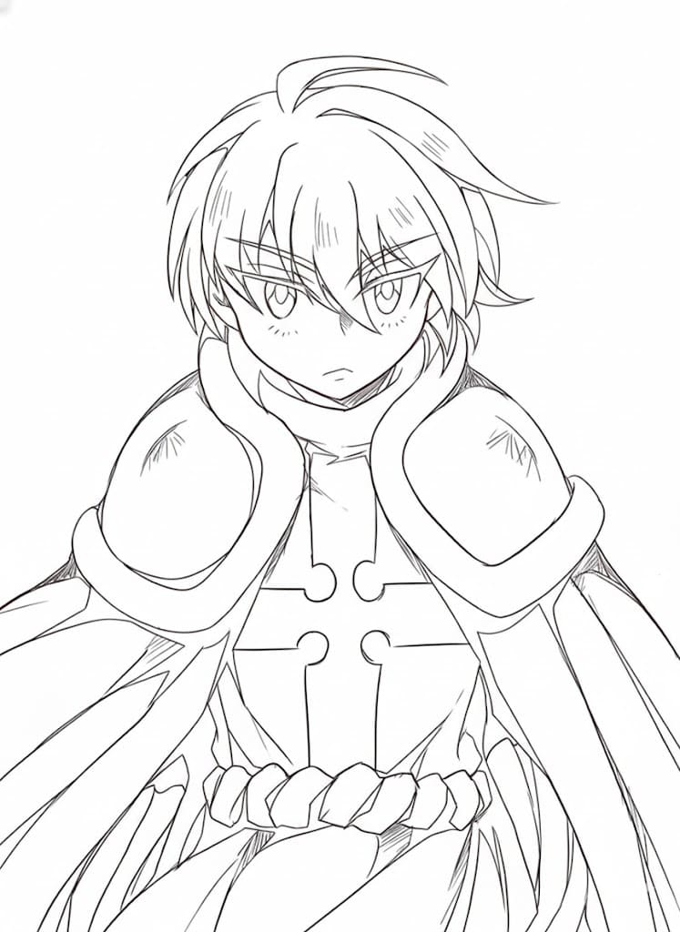 Coloriage Sho Kusakabe imprimable