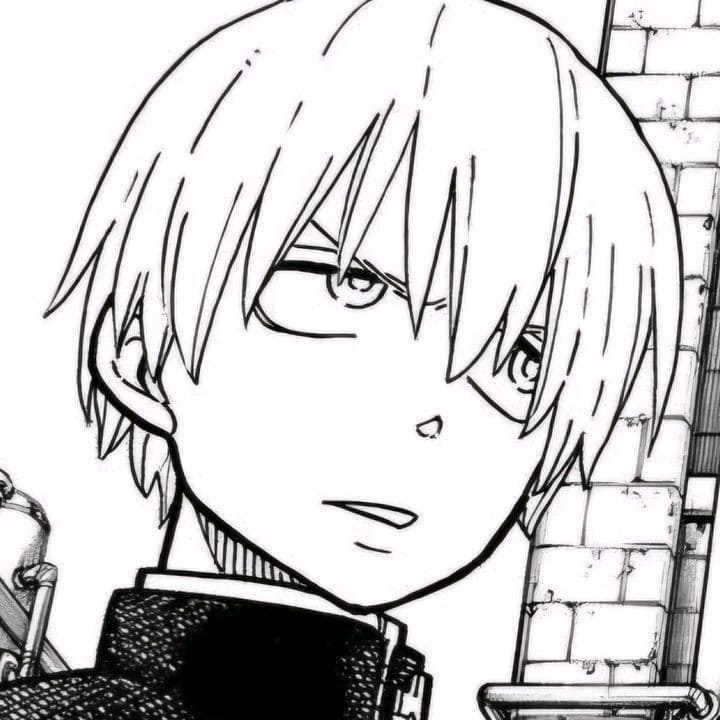 Coloriage Sho Kusakabe parler