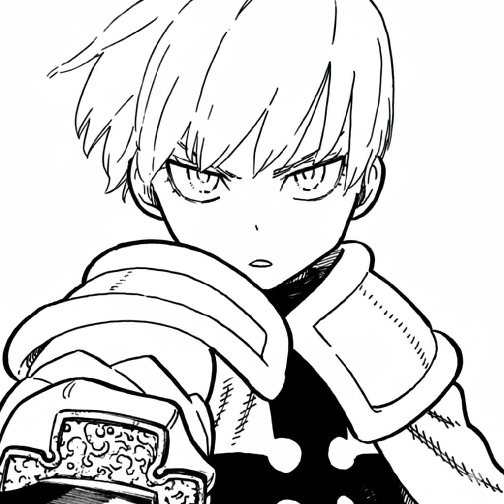 Coloriage Sho Kusakabe petit