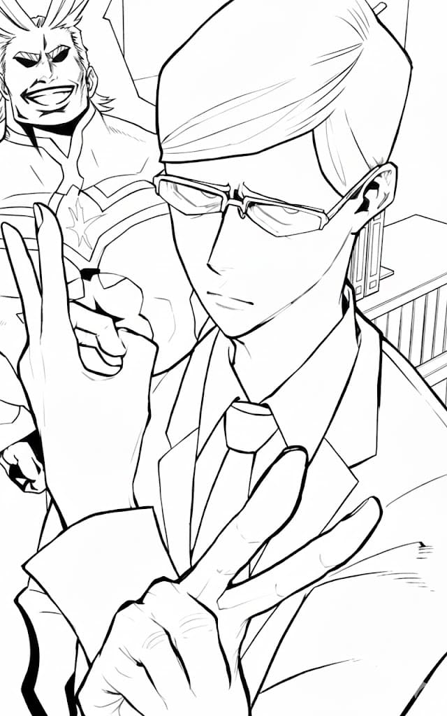 Coloriage Sir Nighteye cool