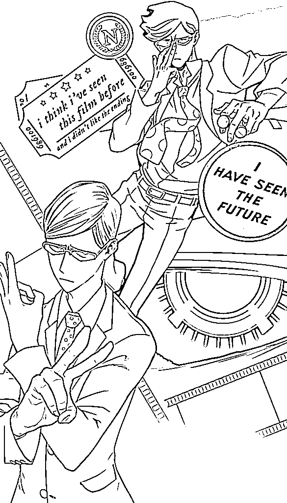 Coloriage Sir Nighteye est incroyable