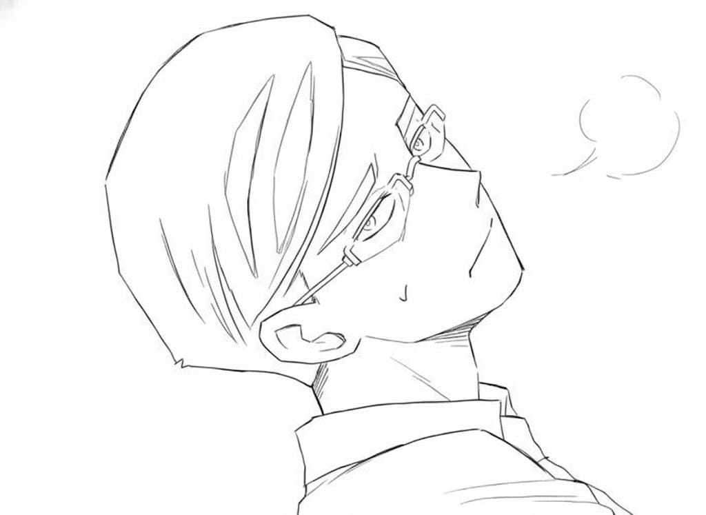 Coloriage Sir Nighteye était fatigué