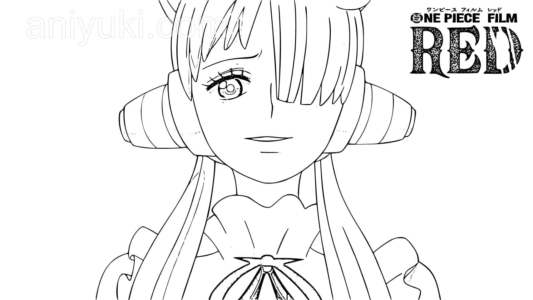 Coloriage Uta de Anime One Piece