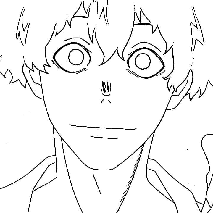 Coloriage Viktor Licht dans Anime Fire Force