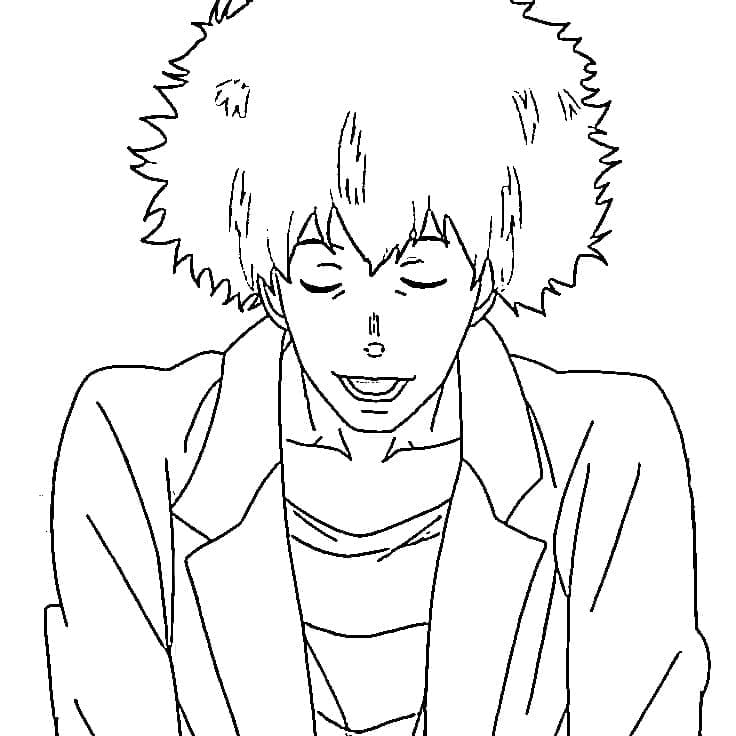 Coloriage Viktor Licht de Fire Force